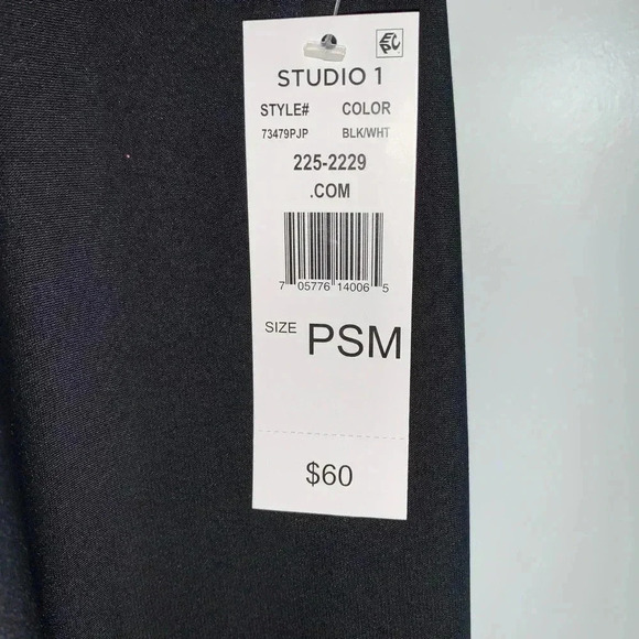 Studio 1-Petite 3/4 Sleeve Shift Dress - Picture 6 of 8